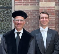 Prof. Dr. Leendart Trouw and Dr. Douwe Dijkstra