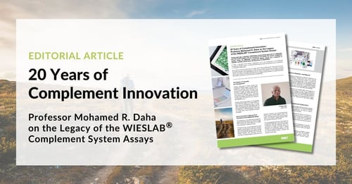 20 Years of Innovation: The Legacy of the WIESLAB® Complement System Assays