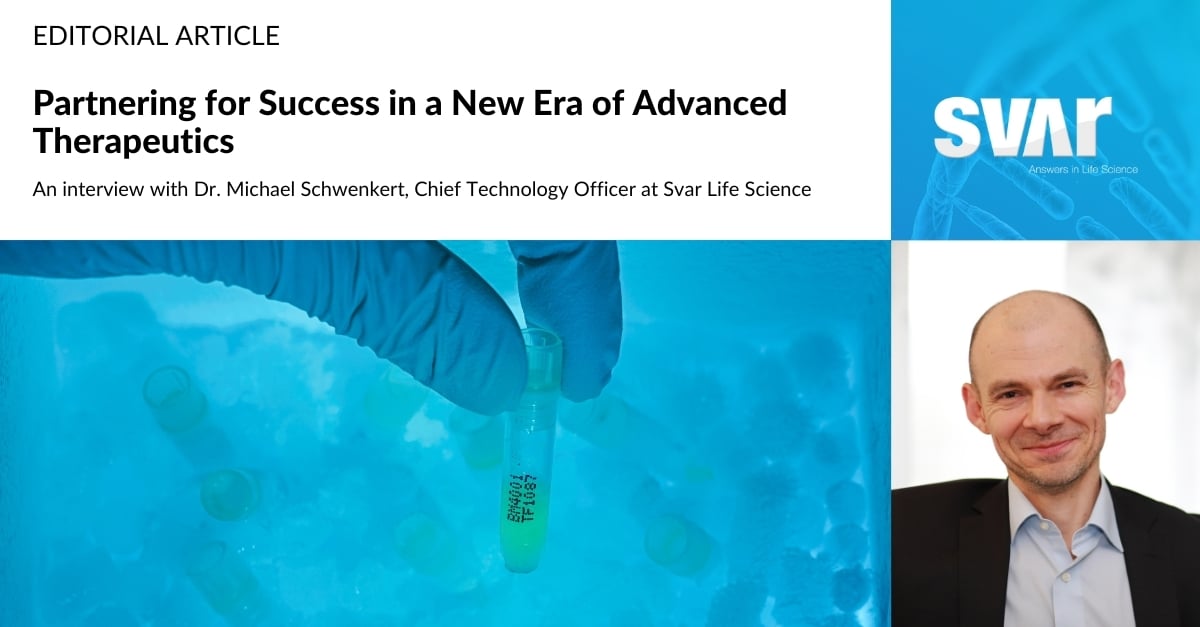 Partnering for Success in a New Era of Advanced Therapeutics
