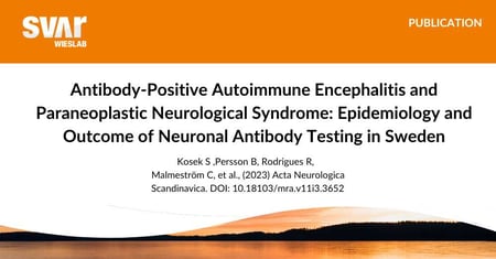 Antibody-Positive Autoimmune Encephalitis and Paraneoplastic Neurological Syndrome: Epidemiology and Outcome of Neuronal Antibody Testing in Sweden