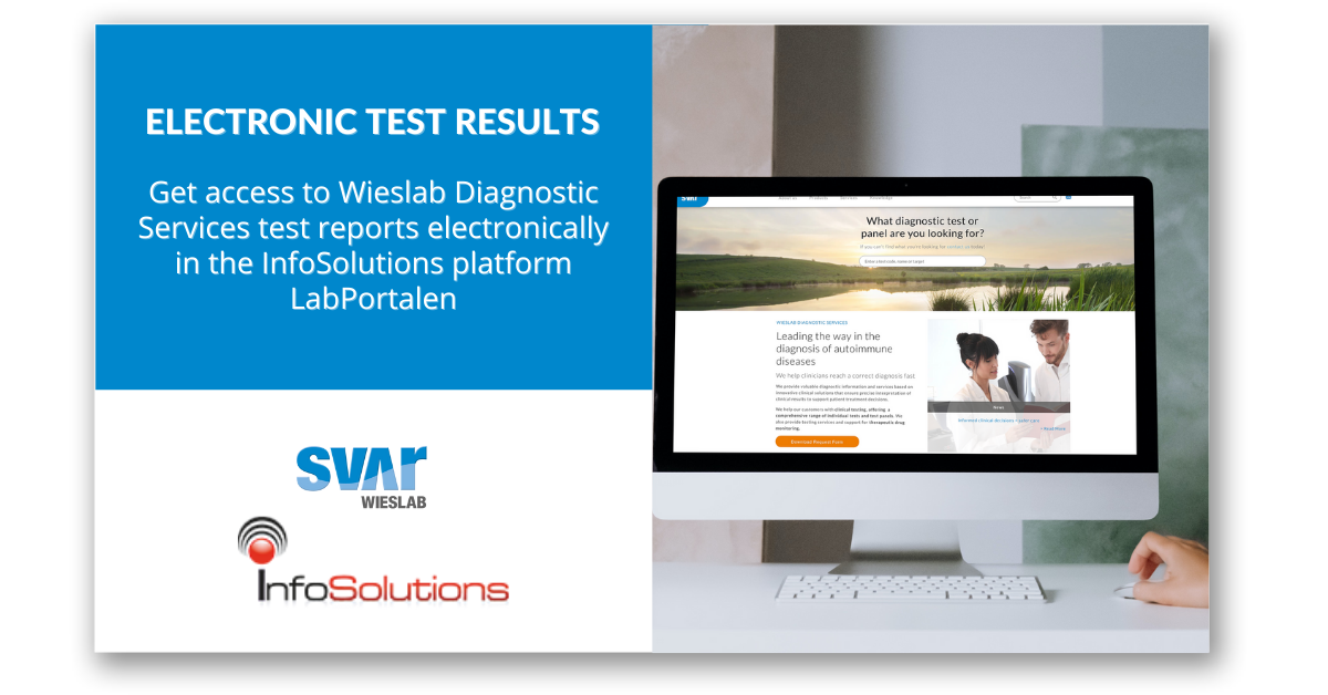 Wieslab Diagnostics - Får elektroniska testresultat